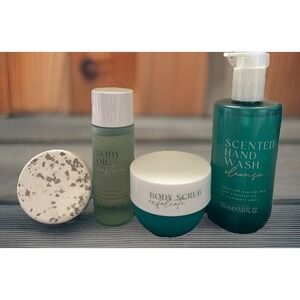 Asquith & Somerset EUCALYPTUS Set Of 4 Body Oil Hand Wash Body Scrub Bath Bomb‎